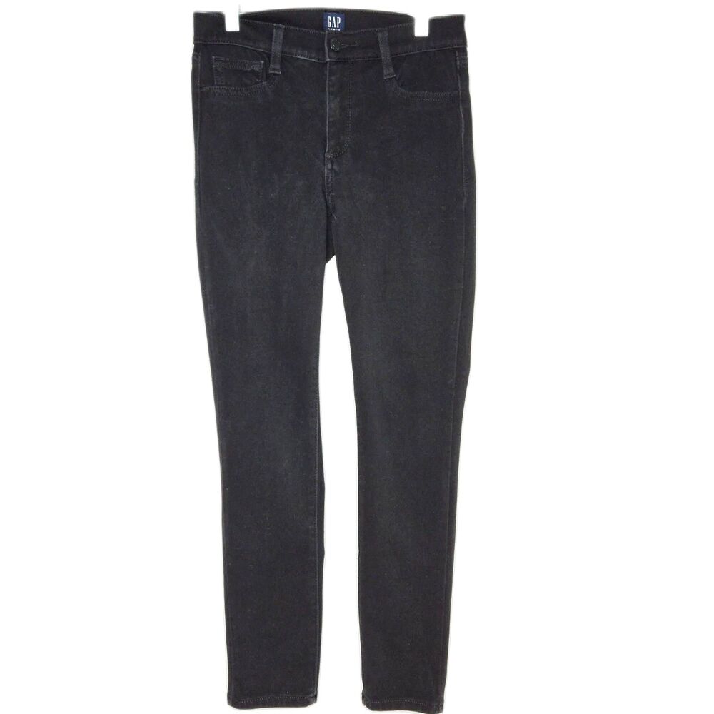 GAP Knit Favorite Jegging Black Rinse Jeans | Women's Size 26 | Stretch Denim